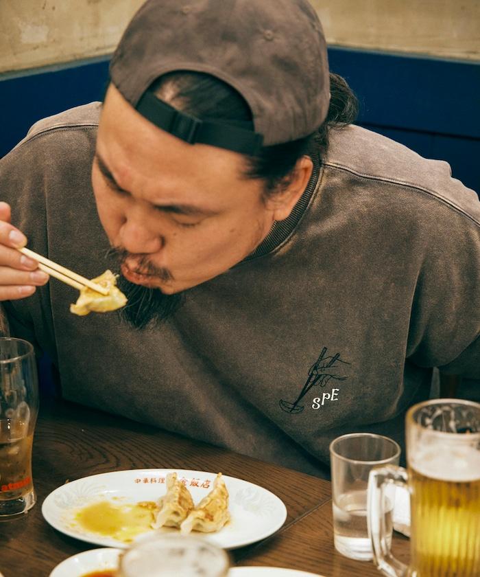 SPE × 紫金飯店 × FREAK'S 夜光背部印花圓領衛衣