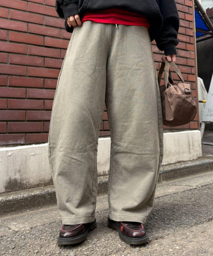 UNISEX水洗磨毛衛衣休閒褲