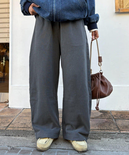 UNISEX水洗磨毛衛衣休閒褲