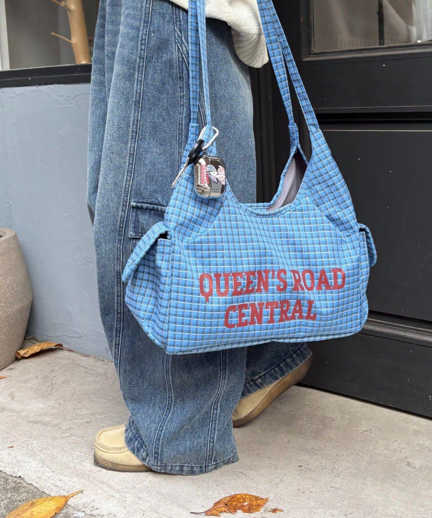 UNISEX多材質雙用包