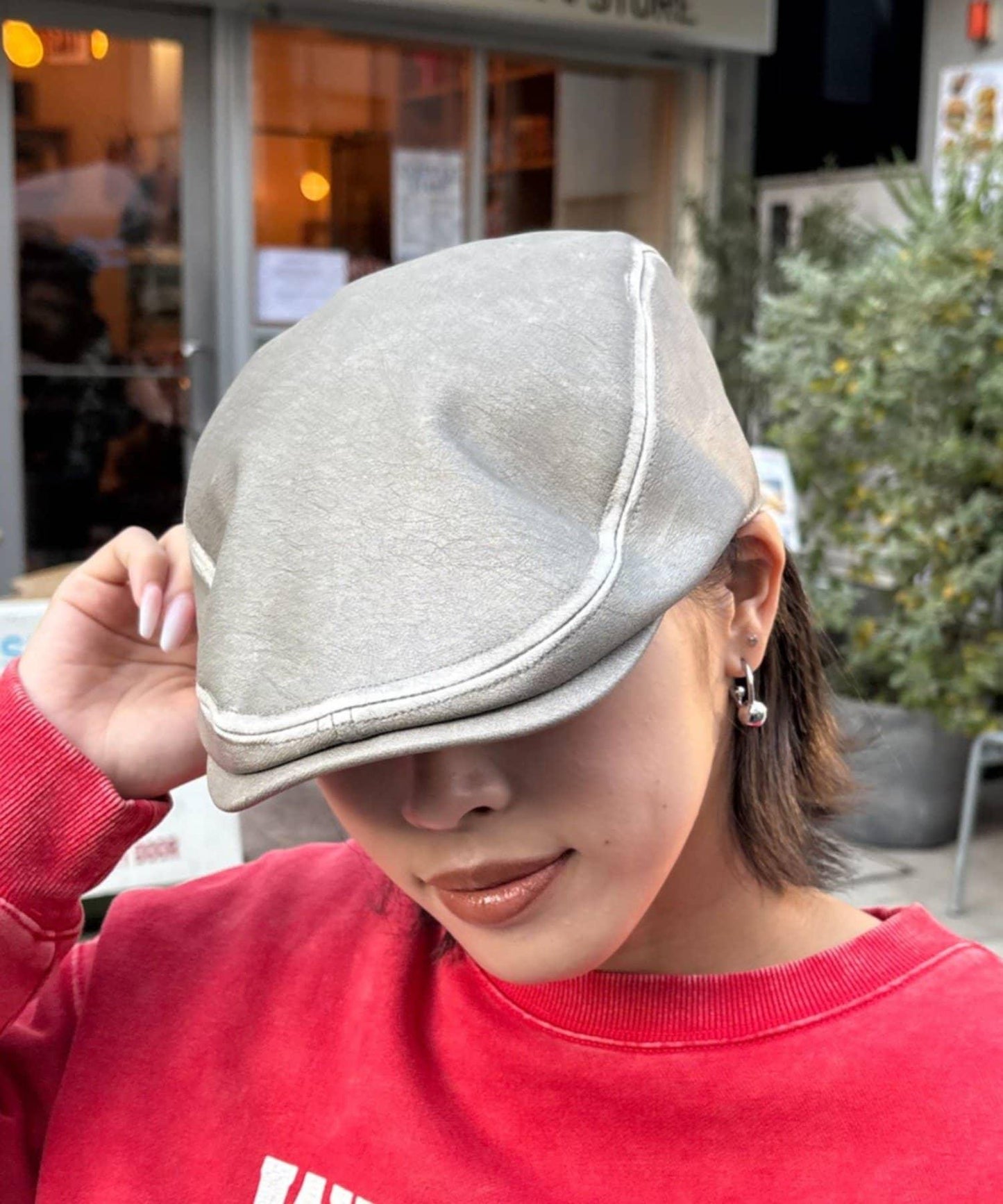 CIAOPANIC TYPY UNISEX 皮革獵帽