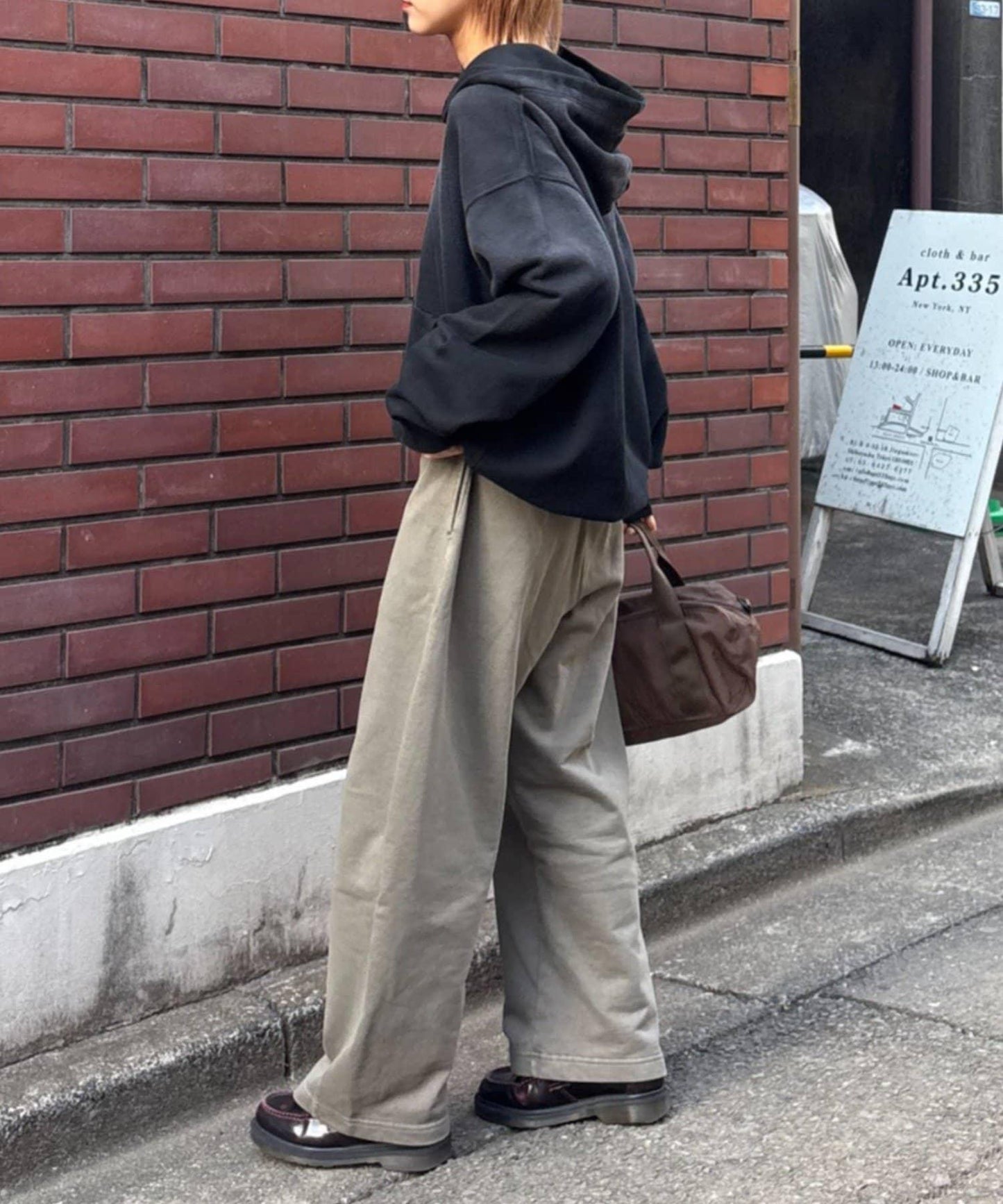 UNISEX水洗磨毛衛衣休閒褲