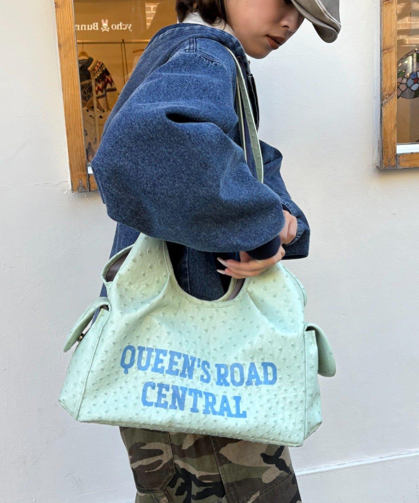 UNISEX多材質雙用包