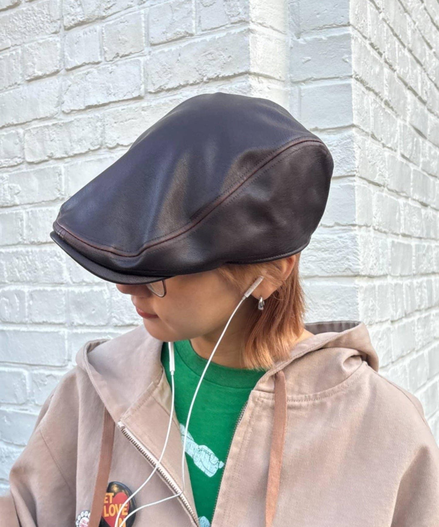 CIAOPANIC TYPY UNISEX 皮革獵帽