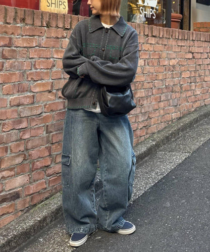 【SOUNDS GOOOOD】成品染色針織夾克