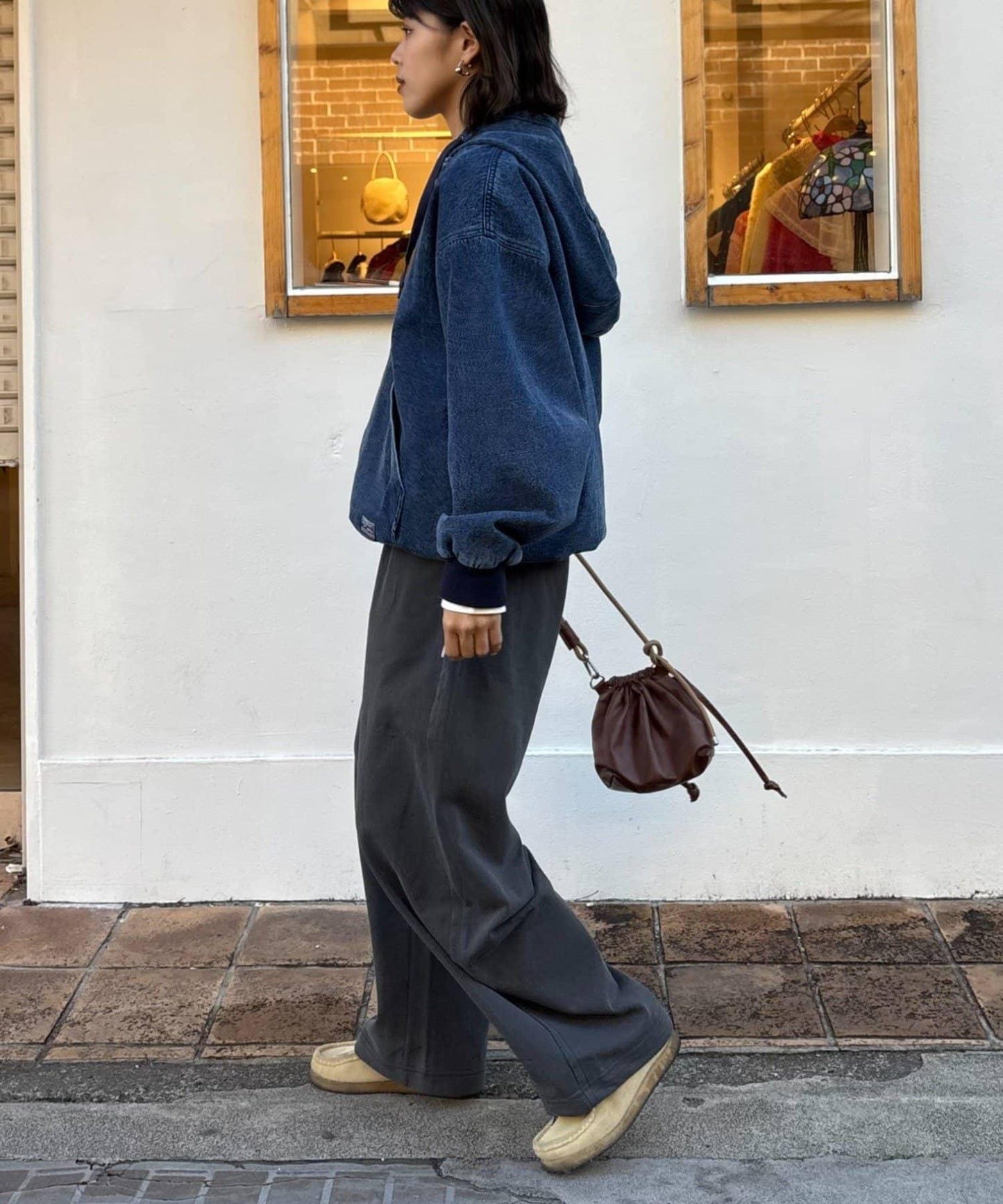 UNISEX水洗磨毛衛衣休閒褲