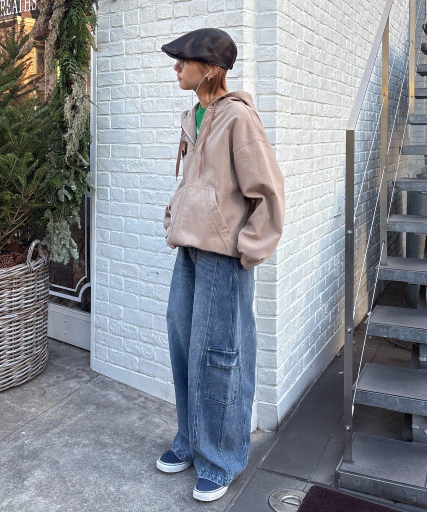 CIAOPANIC TYPY UNISEX 皮革獵帽