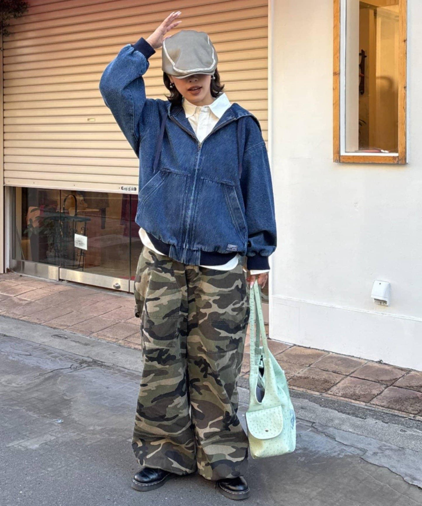 UNISEX多材質雙用包