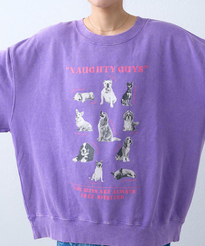 DOG印花刺繡復古衛衣