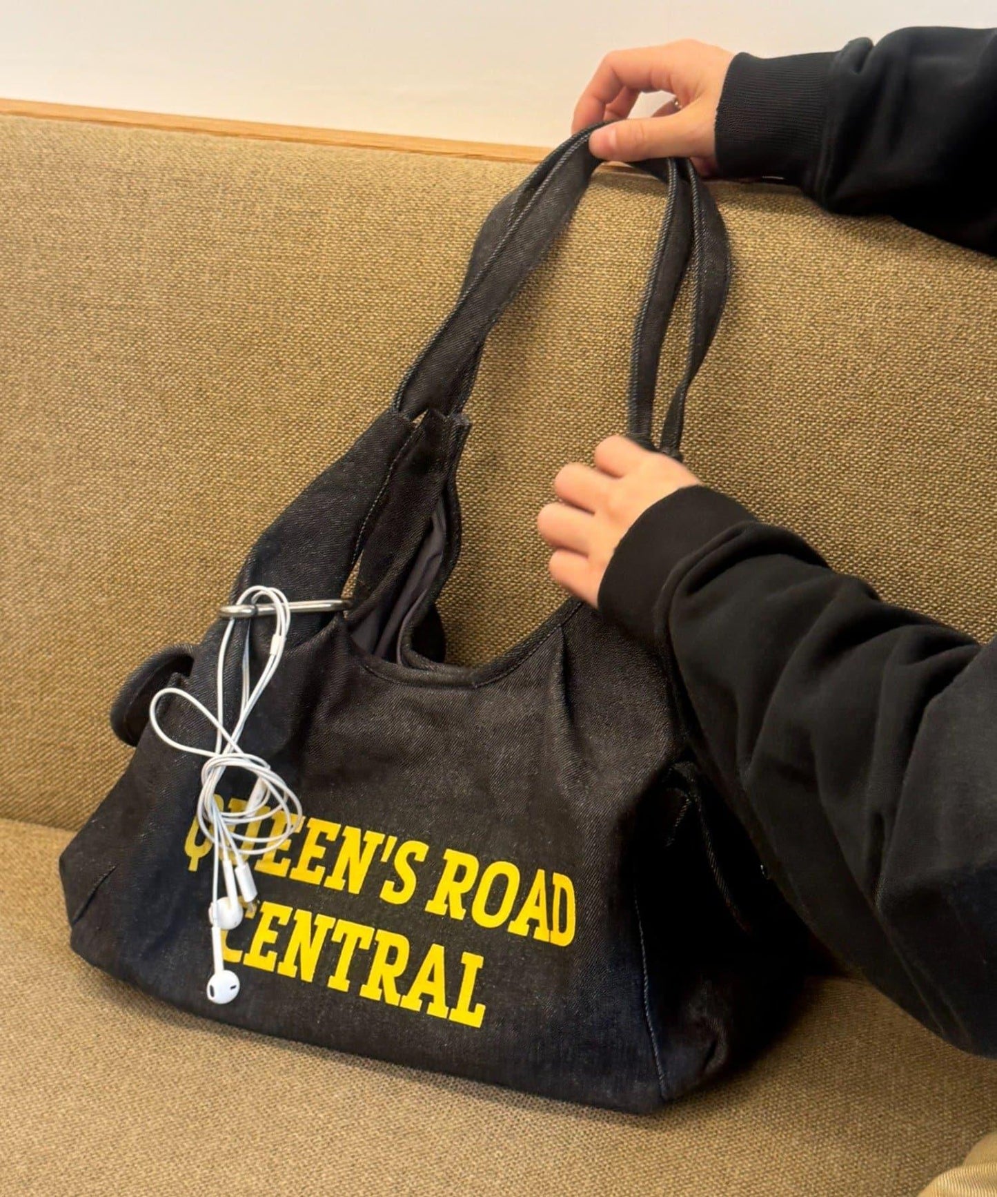 UNISEX多材質雙用包