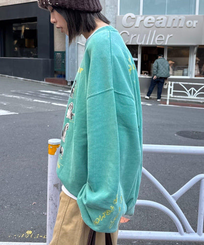 DOG印花刺繡復古衛衣