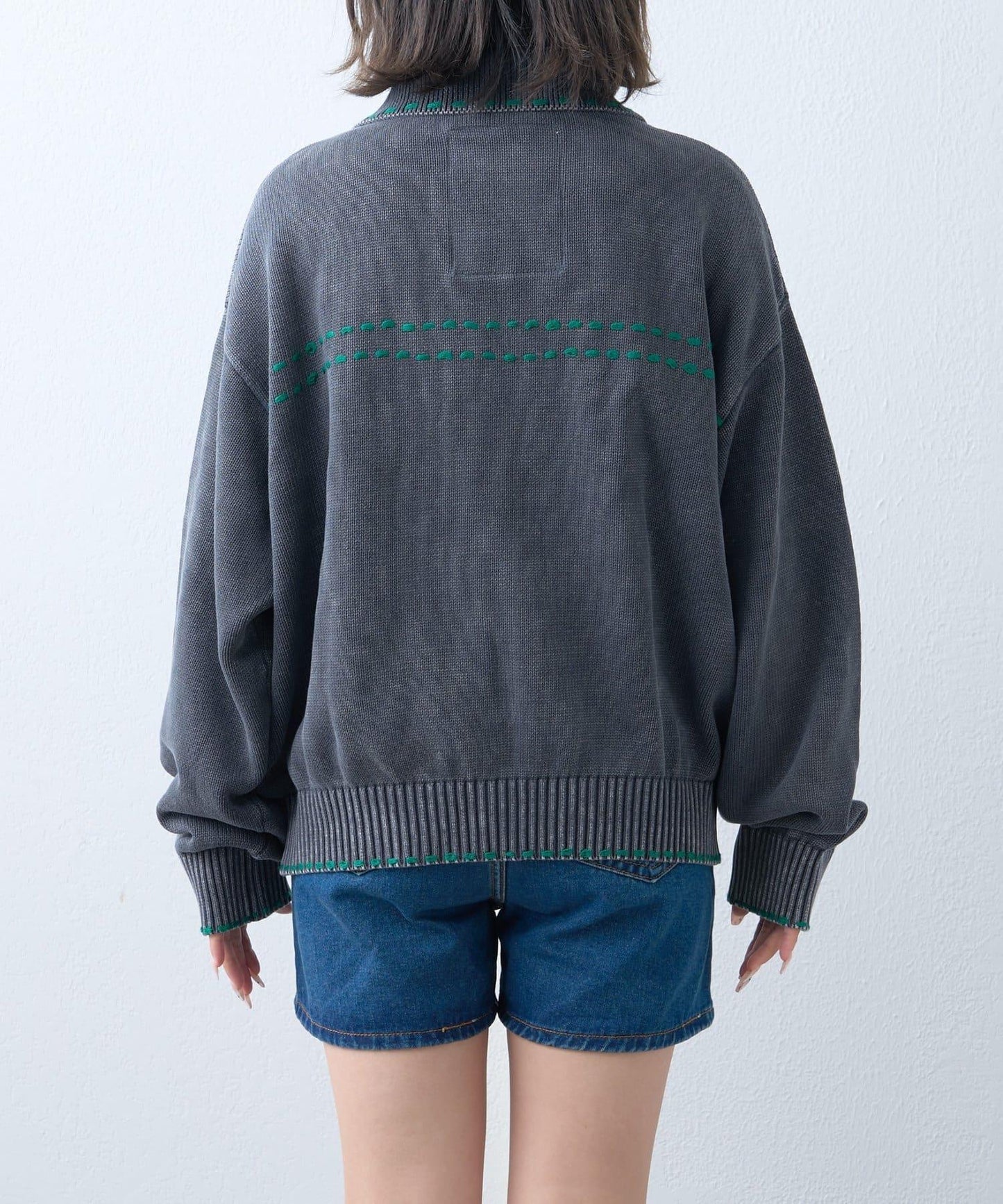 【SOUNDS GOOOOD】成品染色針織夾克