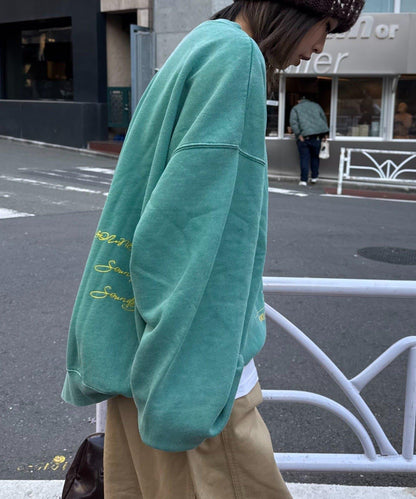 DOG印花刺繡復古衛衣