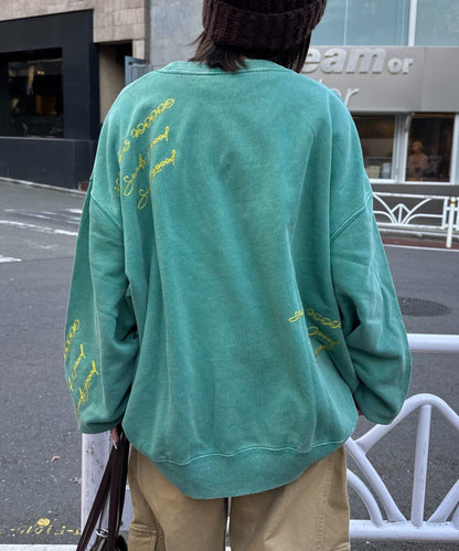 DOG印花刺繡復古衛衣