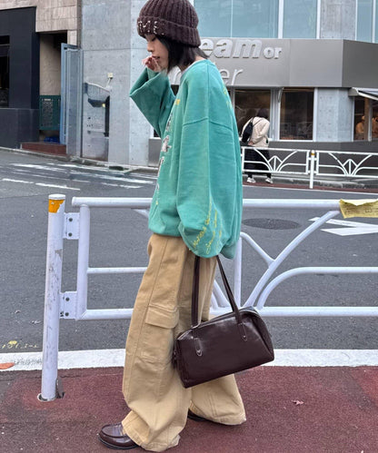 DOG印花刺繡復古衛衣