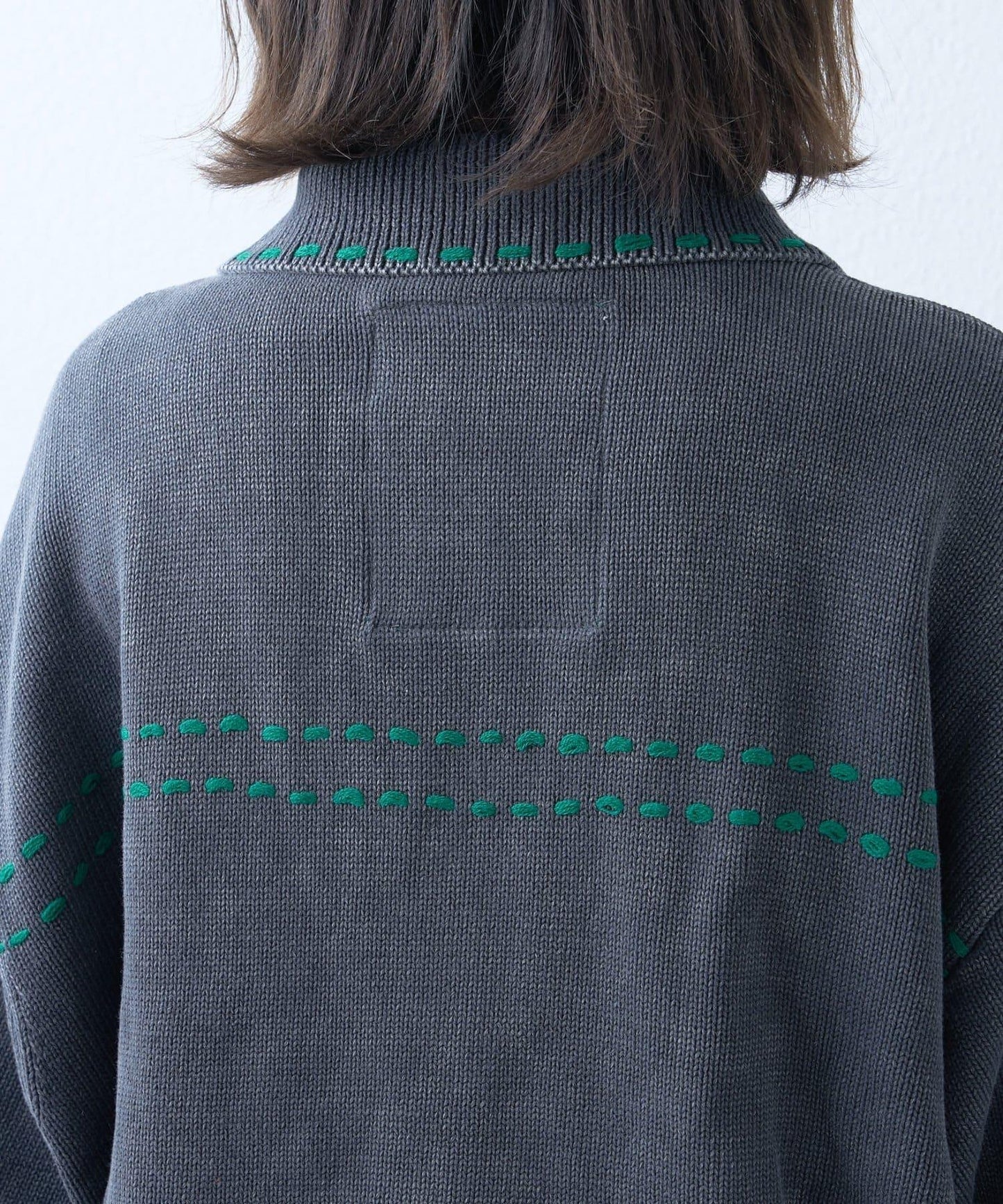 【SOUNDS GOOOOD】成品染色針織夾克