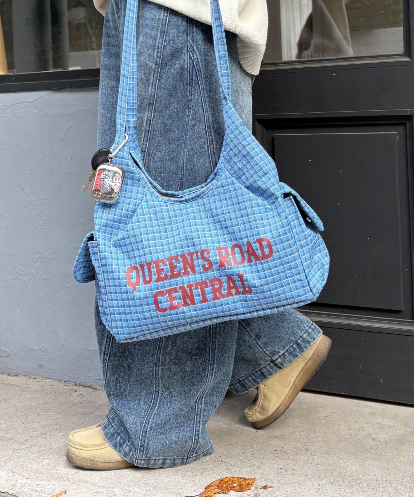 UNISEX多材質雙用包