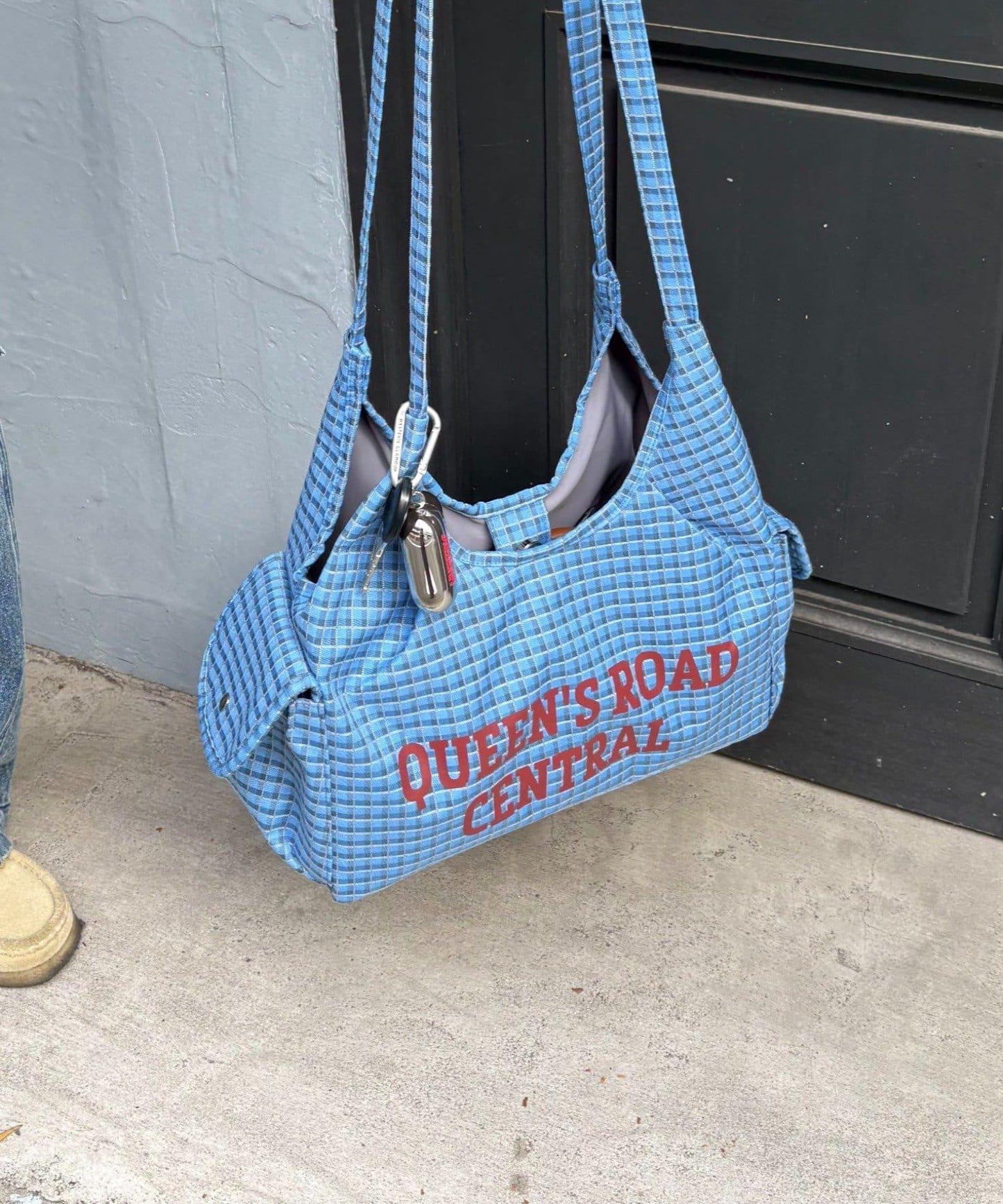 UNISEX多材質雙用包