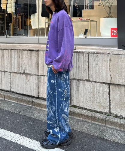 DOG印花刺繡復古衛衣