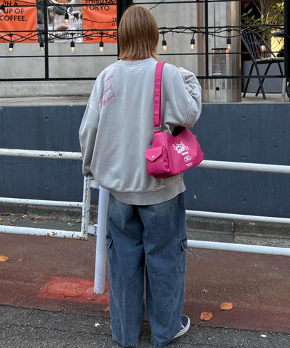 DOG印花刺繡復古衛衣