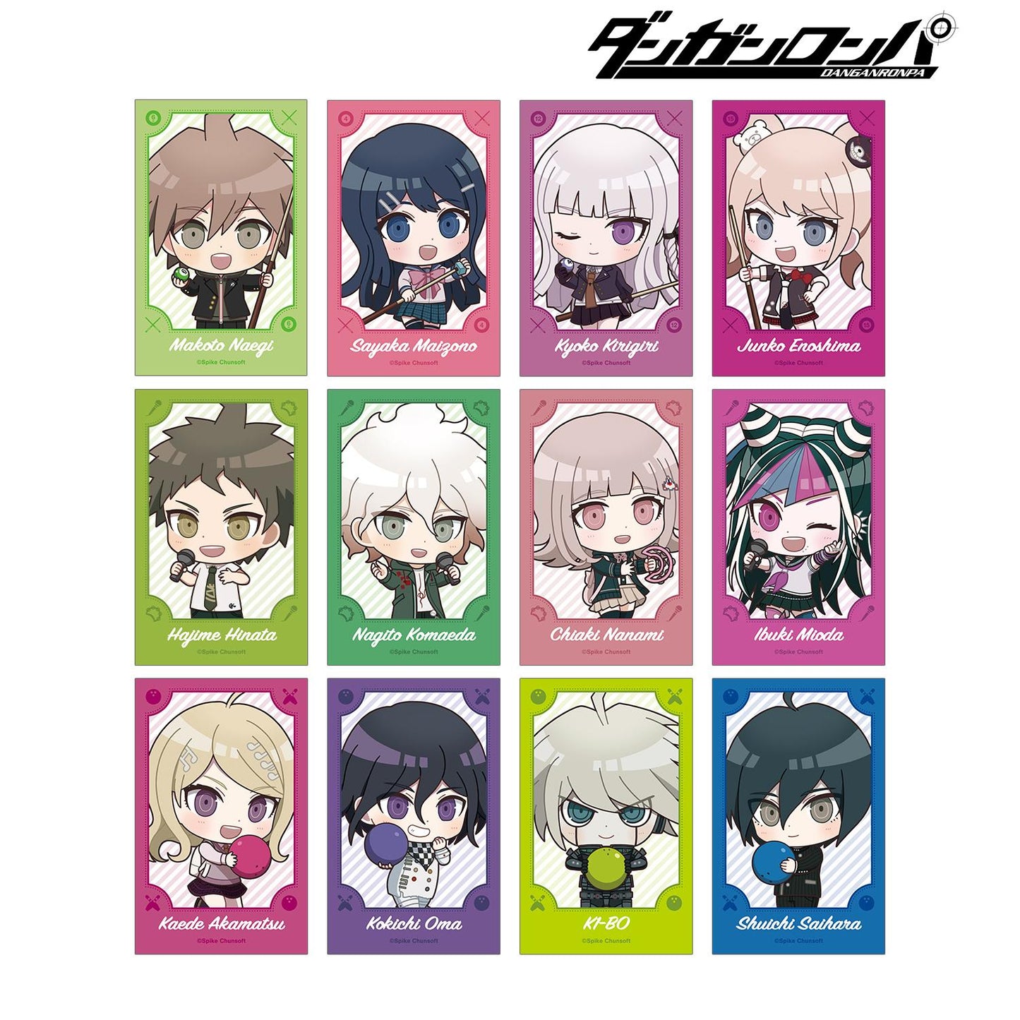 《彈丸論破》_交易 迷你角色 活動版 插畫卡（單品/全套BOX/12包入）