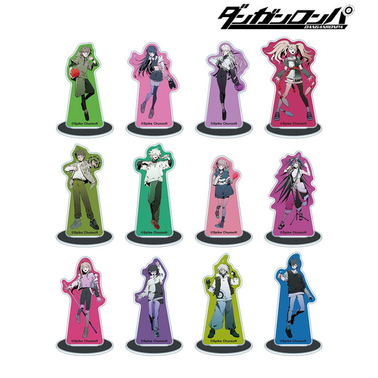 《彈丸論破》_しづさん插畫 運動風格版 隨機迷你亞克力立牌（單位/整盒/12包入）