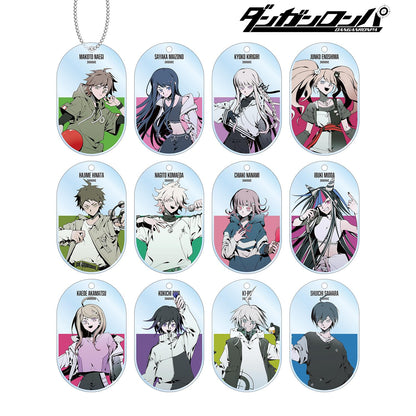 《彈丸論破》しづさん插畫 運動風格版 盲盒亞克力鑰匙扣（單位/整盒/12包入）