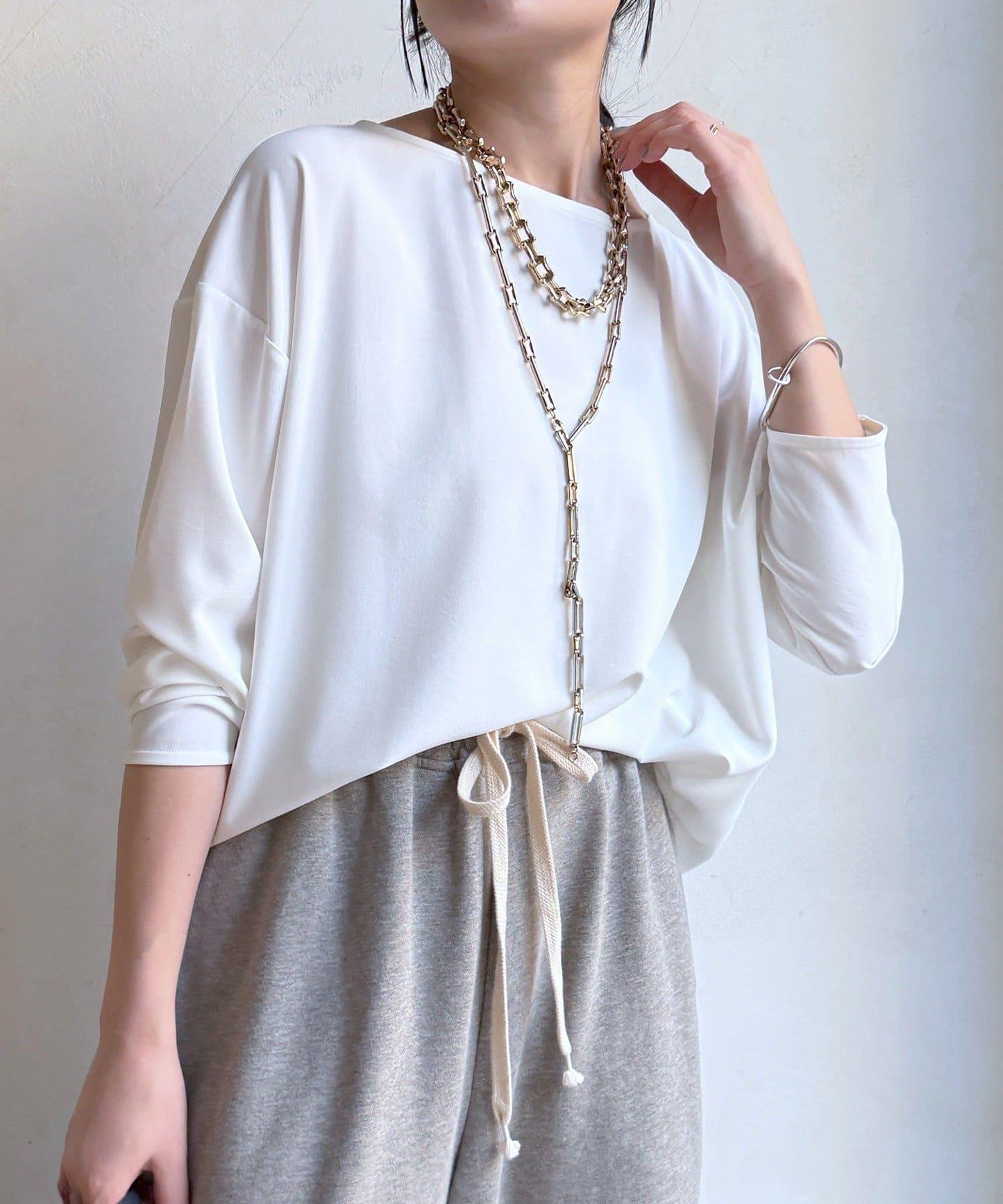 喬其紗長袖襯衫