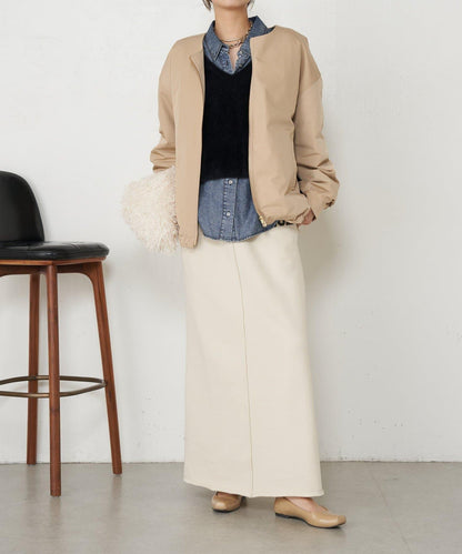 中棉後褶皺大衣