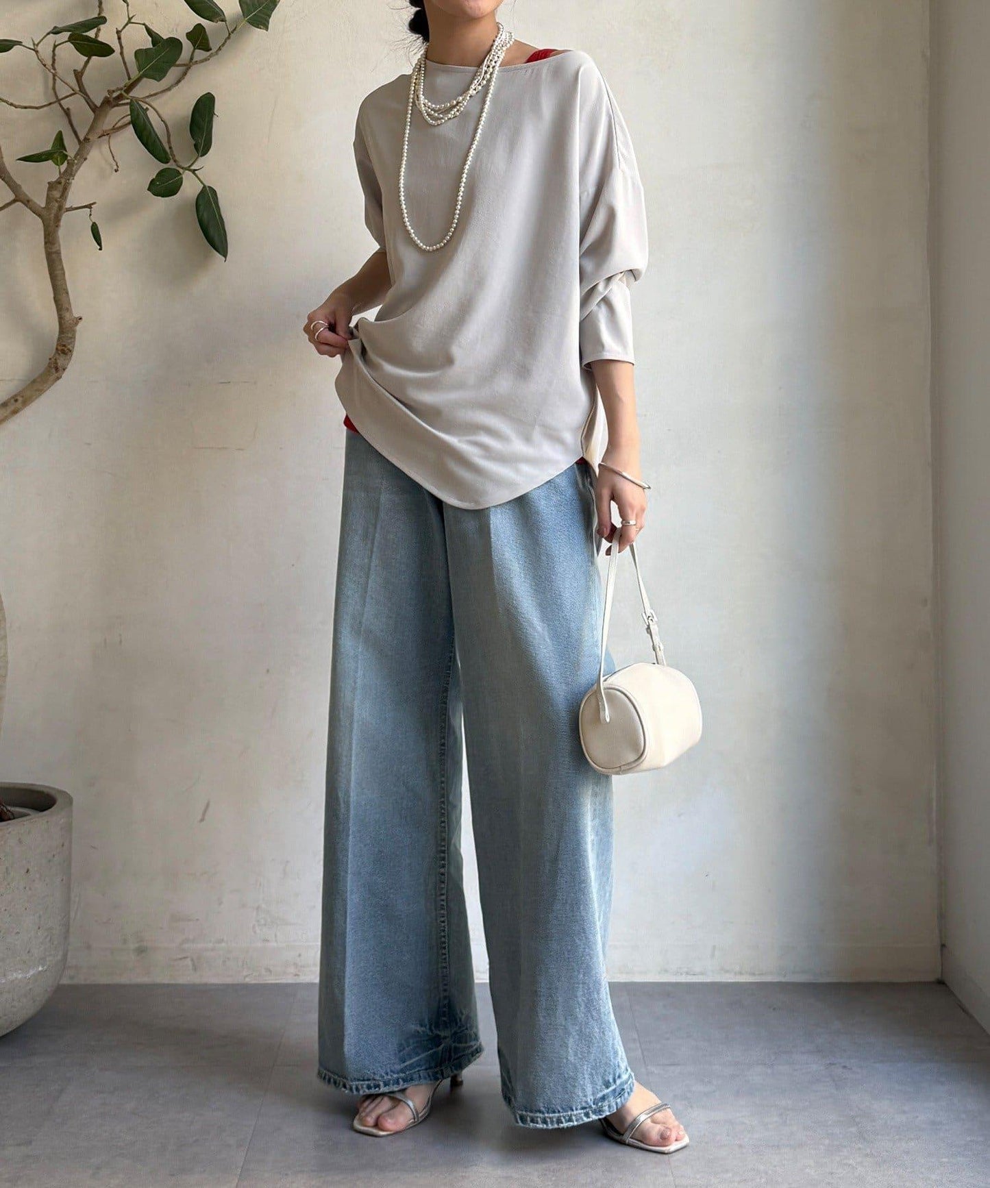 喬其紗長袖襯衫