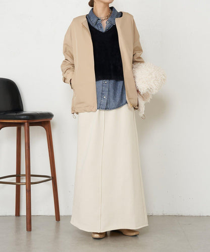 中棉後褶皺大衣