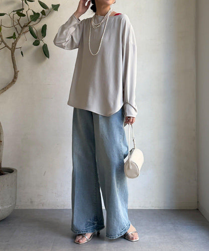 喬其紗長袖襯衫