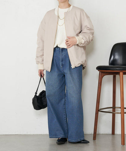 中棉後褶皺大衣