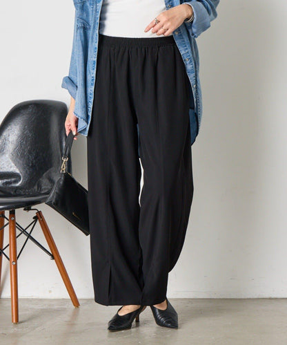 中線寬腿褲