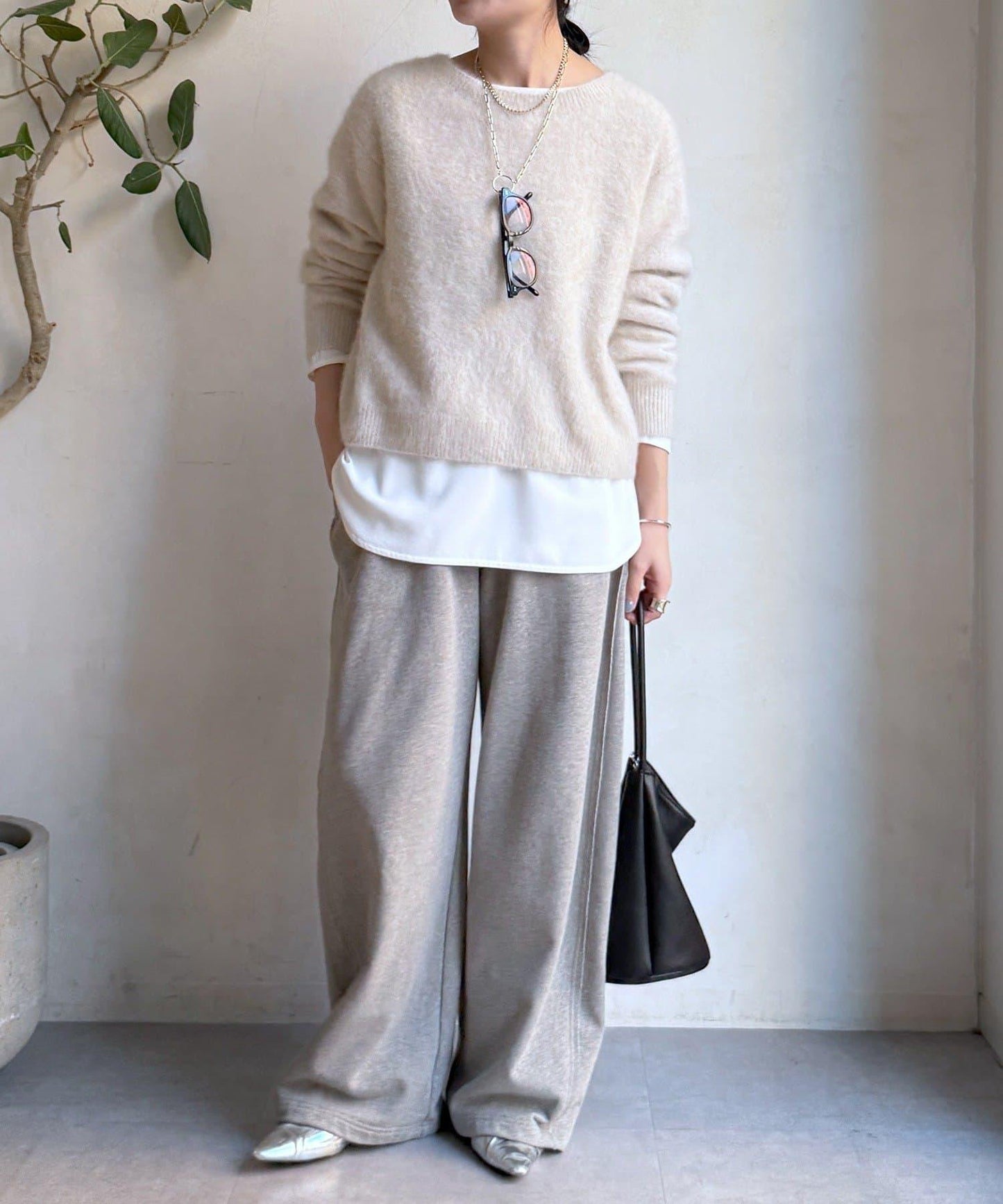 喬其紗長袖襯衫