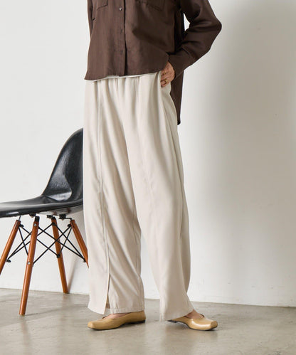 中線寬腿褲