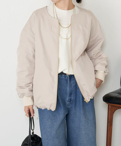 中棉後褶皺大衣