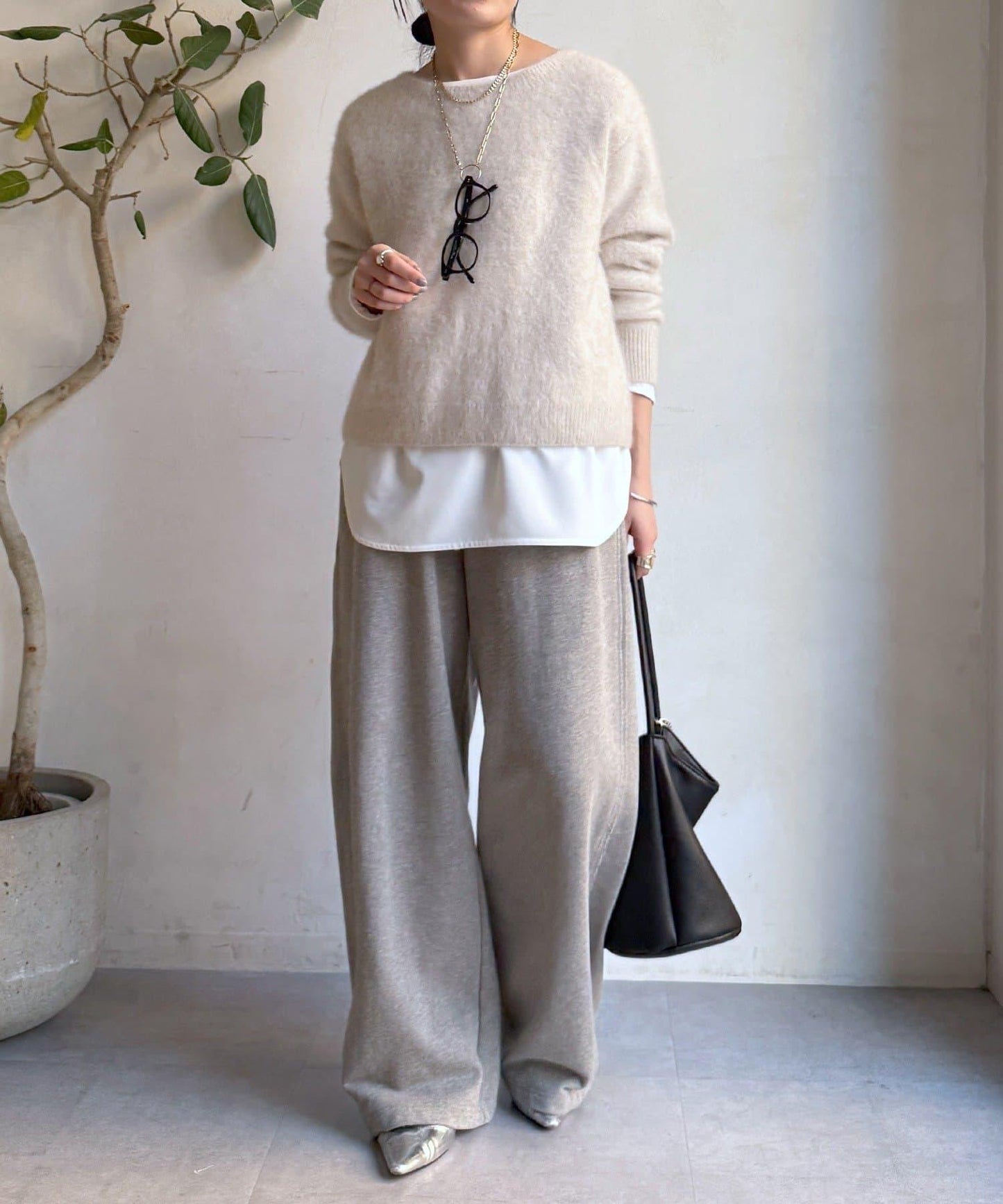 喬其紗長袖襯衫