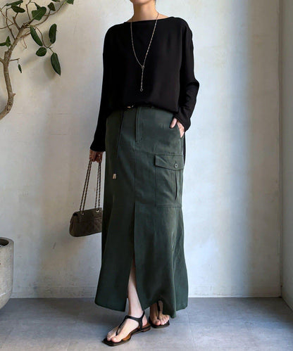 喬其紗長袖襯衫