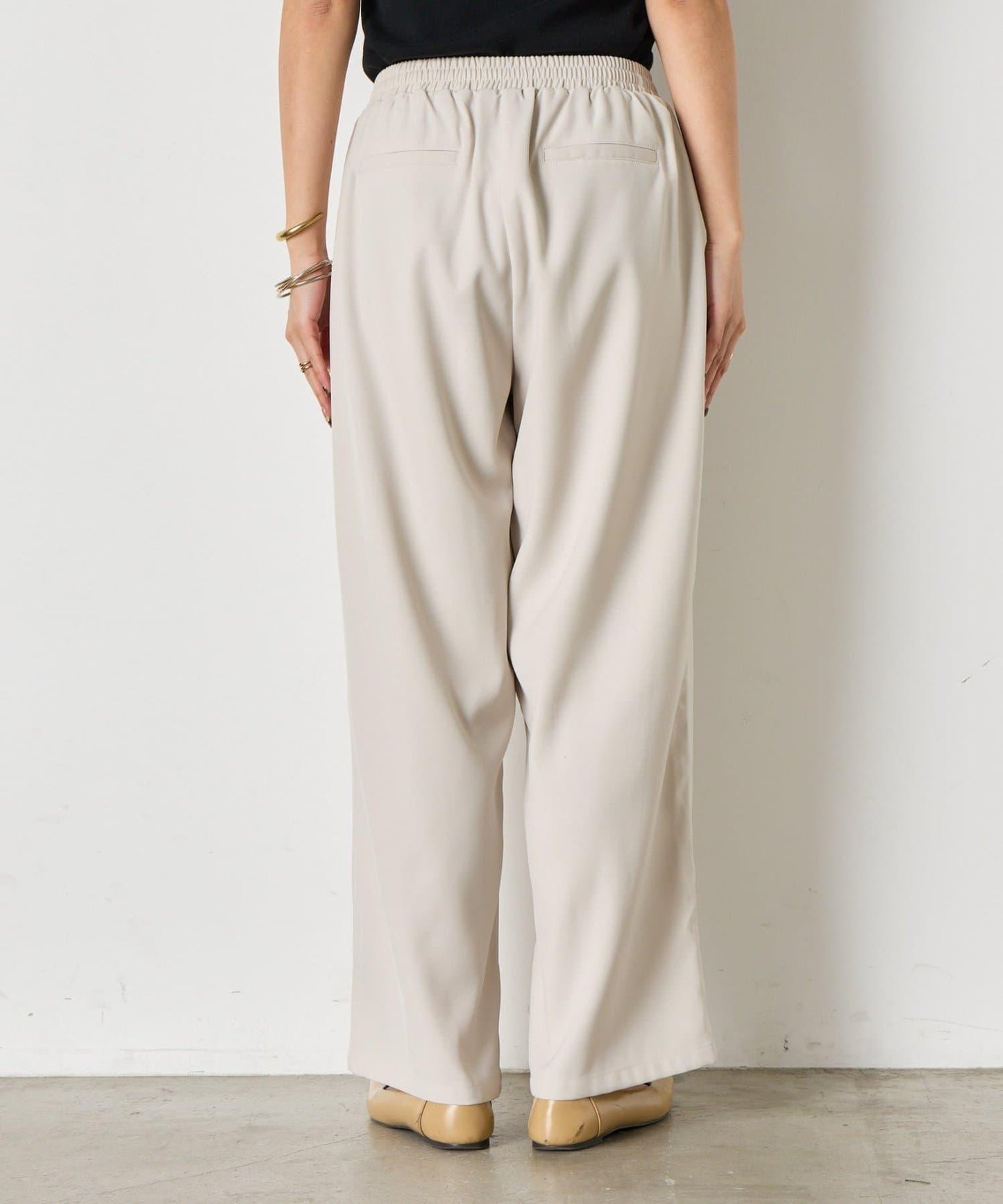 中線寬腿褲