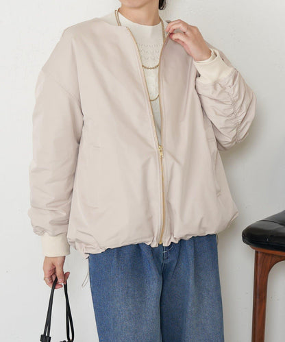 中棉後褶皺大衣