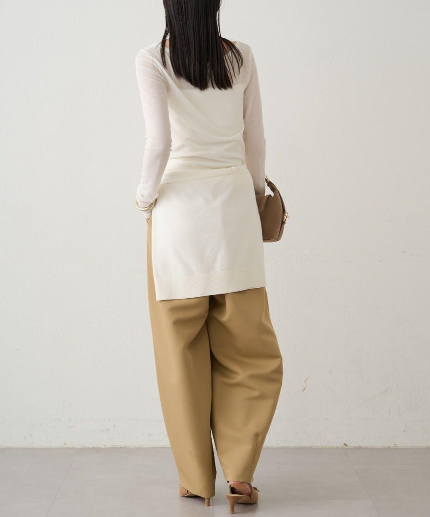 圓領透視長袖T恤