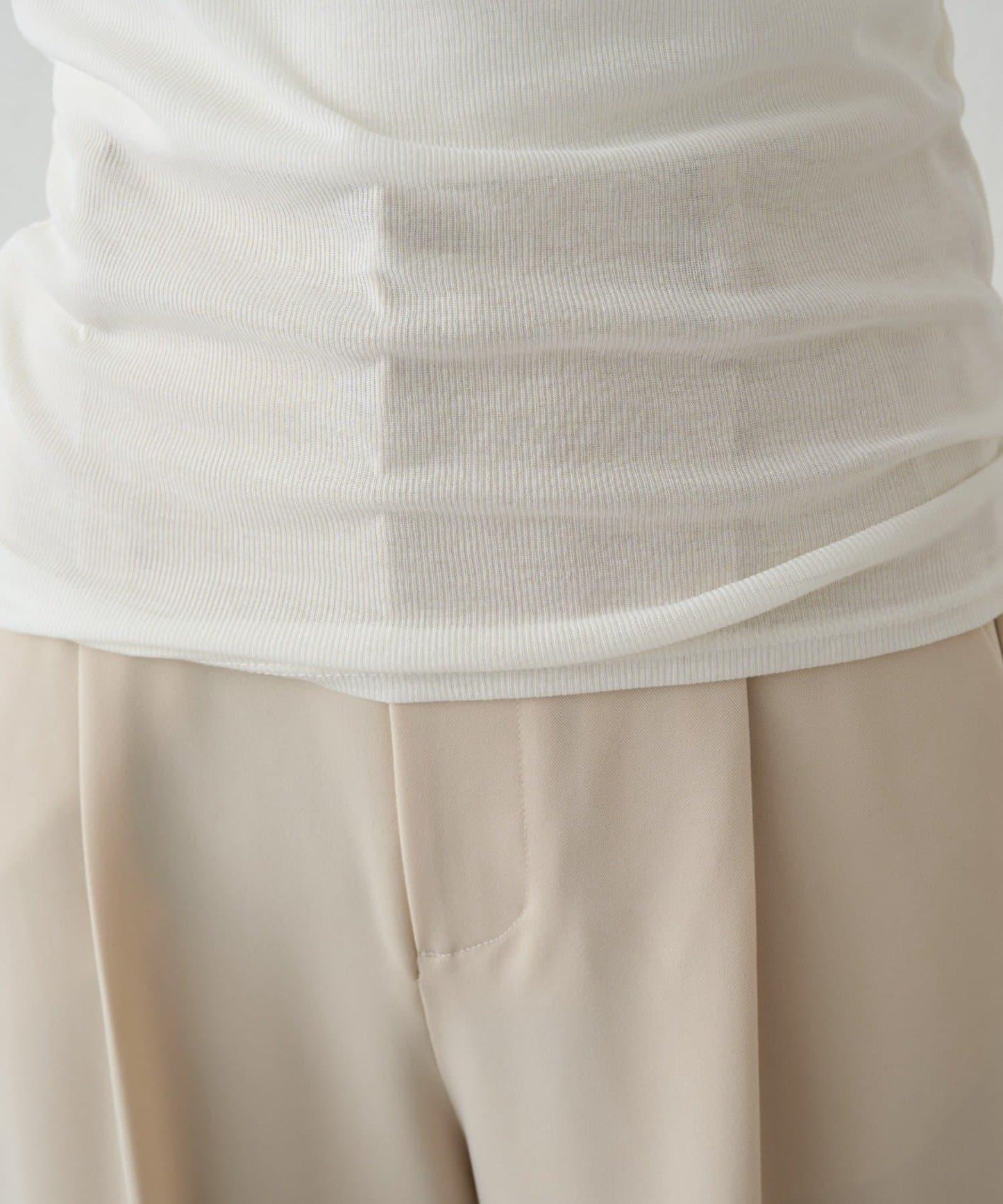 圓領透視長袖T恤