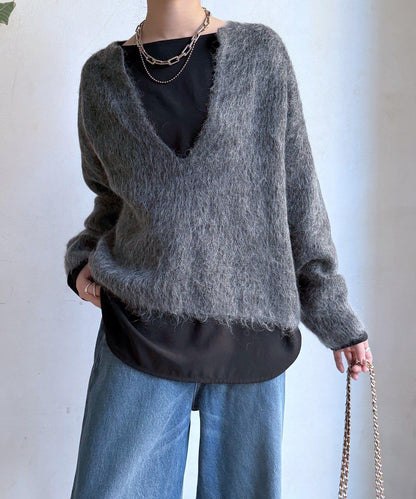 喬其紗長袖襯衫