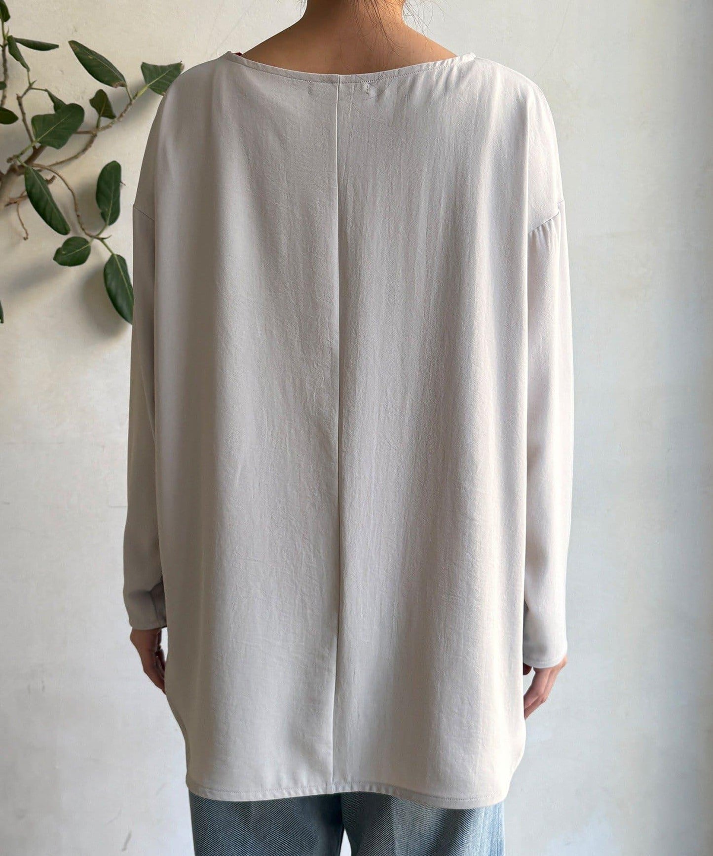 喬其紗長袖襯衫