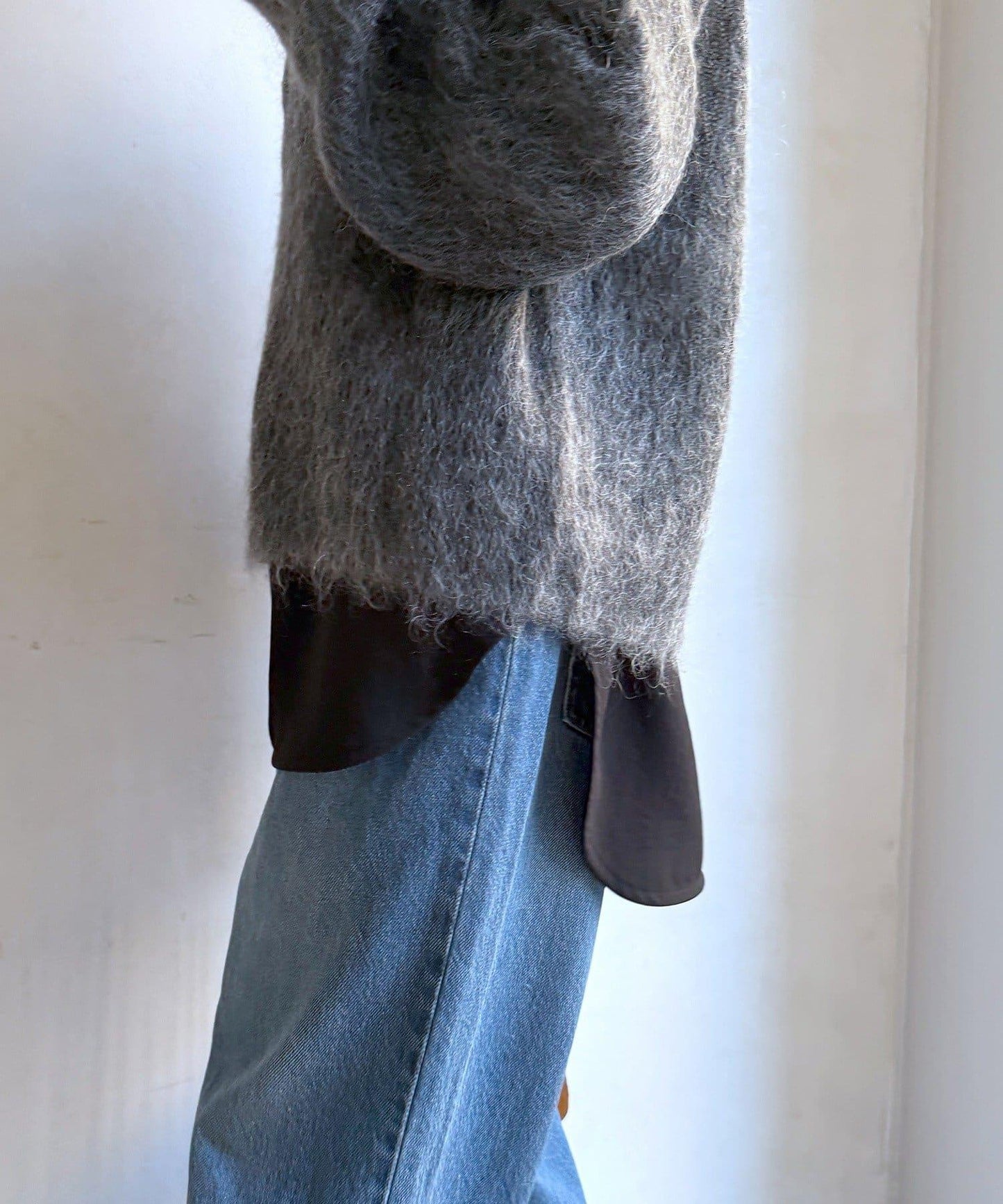 喬其紗長袖襯衫