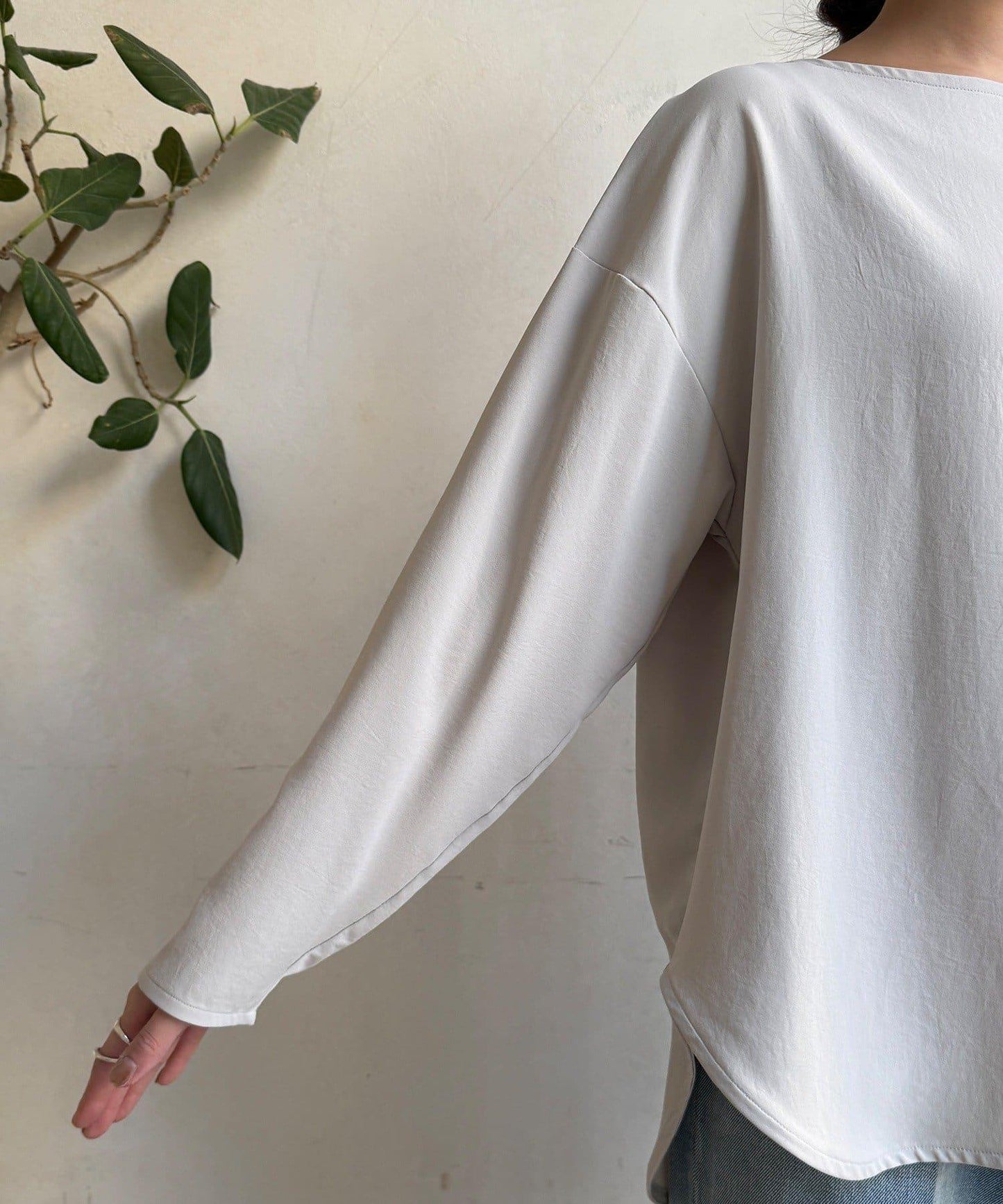 喬其紗長袖襯衫