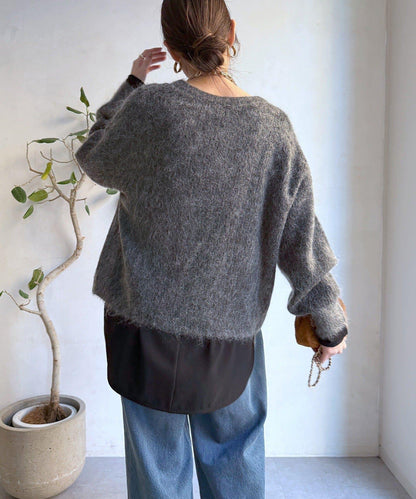 喬其紗長袖襯衫