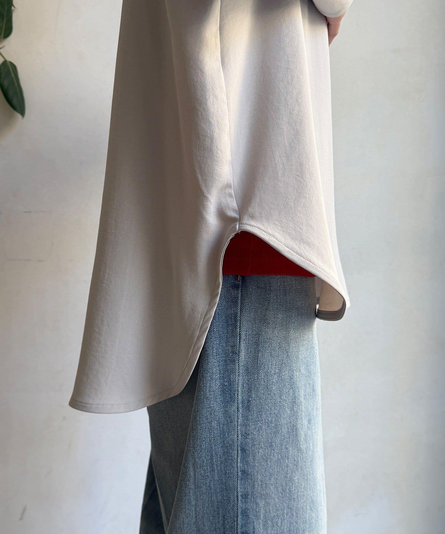 喬其紗長袖襯衫