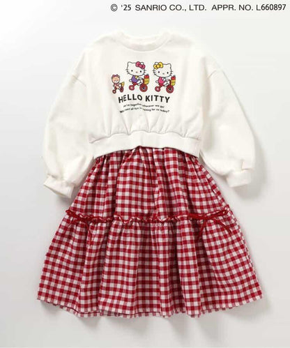 【《Hello Kitty》】拼接連衣裙